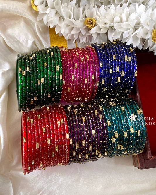 Raindrop Bangles (12pc) Aksha Trends