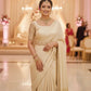 Satin Silk -Cream Gold Aksha Trends