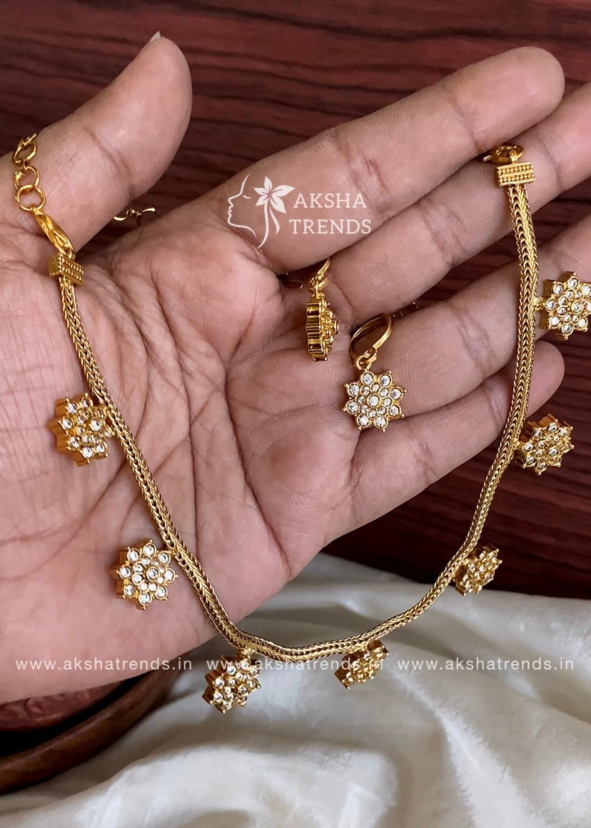Nakshatra diamond choker Aksha Trends