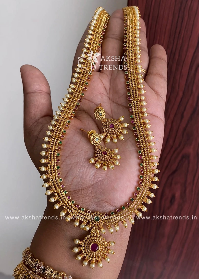 Floral pearl haram Aksha Trends