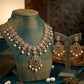 Premium floral diamond necklace Aksha Trends
