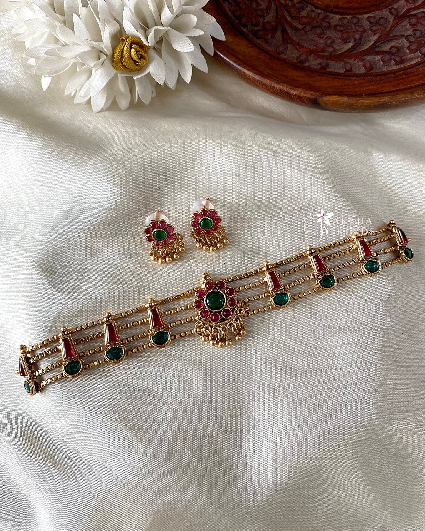 Kerala palakka choker Aksha Trends