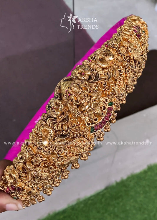 Antique bridal hipbelt -Gold Aksha Trends