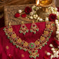 Peacock kemp bridal necklace Aksha Trends