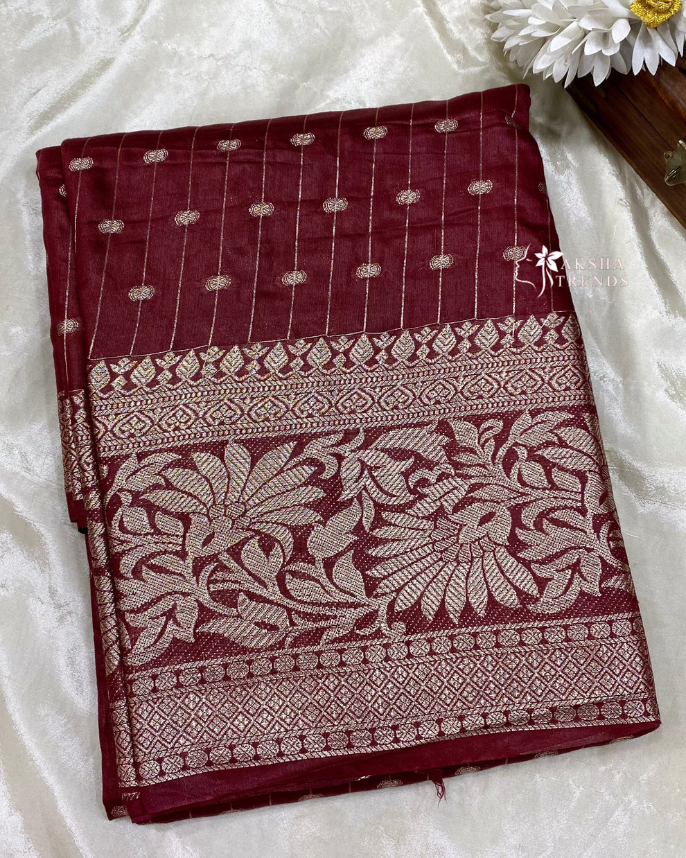 Banarasi Soft Silk Saree Aksha Trends 