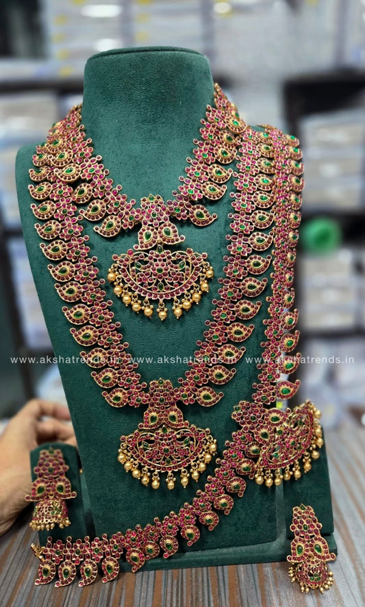 Kemp bridal combo -with hipchain Aksha Trends