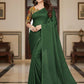 Khadi Cotton Saree -Green Aksha Trends