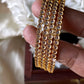Premium stone bangles (4pc) Aksha Trends
