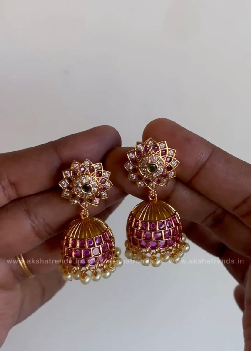 Premium kemp Jhumkas Aksha Trends