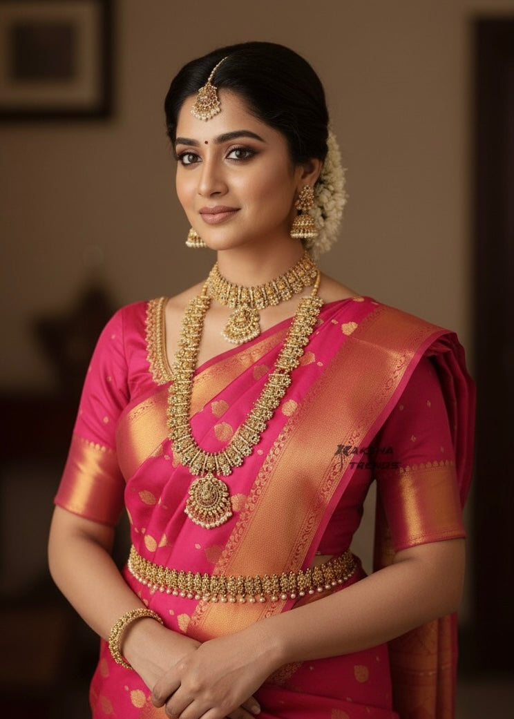 Lakshmi semibridal pearl set Aksha Trends