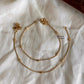 Golden Anklet / kolusu Aksha Trends