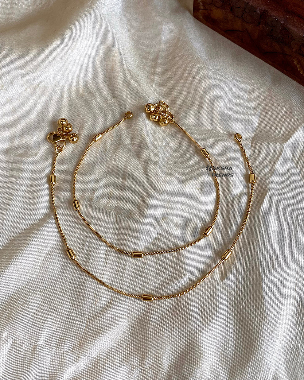Golden Anklet / kolusu Aksha Trends 