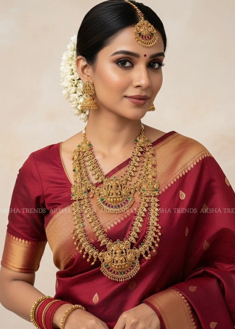 Lakshmi 2 layer bridal combo Aksha Trends