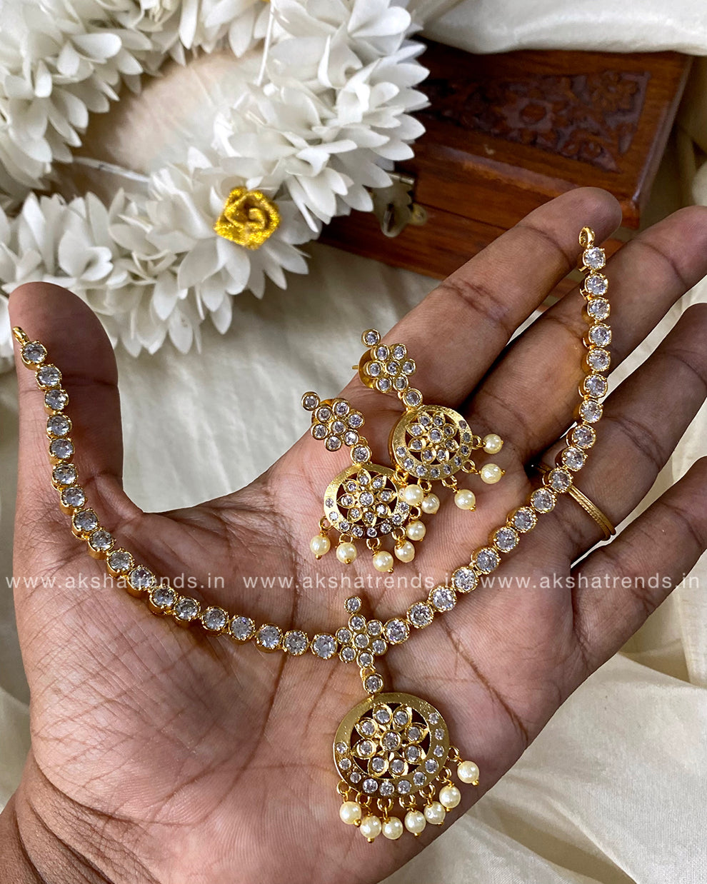 Vintage Attigai Necklace Aksha Trends 