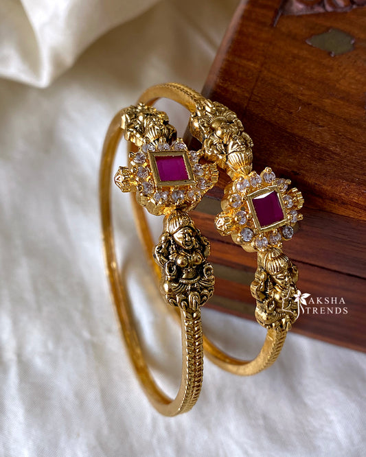 Nagas lakshmi kadas -Ruby (2pc) Aksha Trends