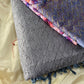 Chiffon netted saree -Grey Aksha Trends