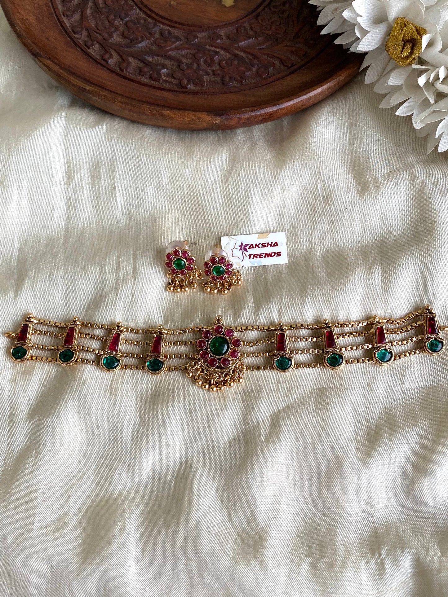 Kerala palakka choker Aksha Trends