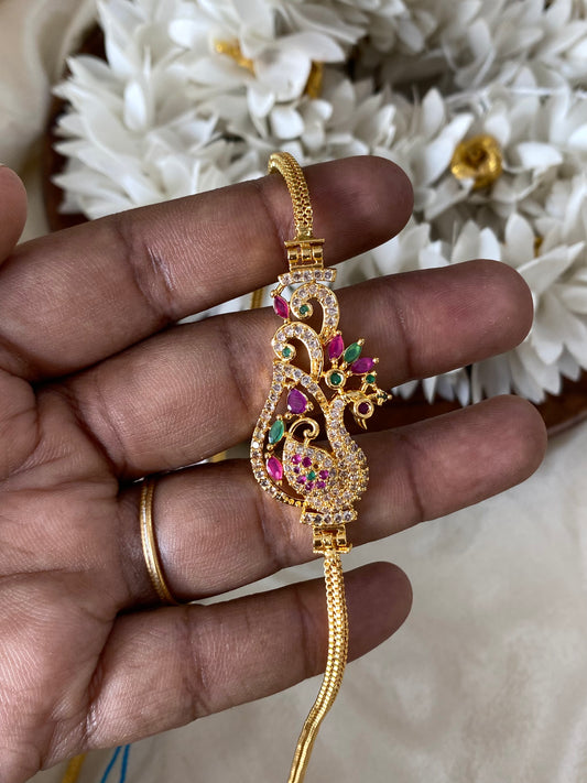 Peacock Mogappu chain Aksha Trends