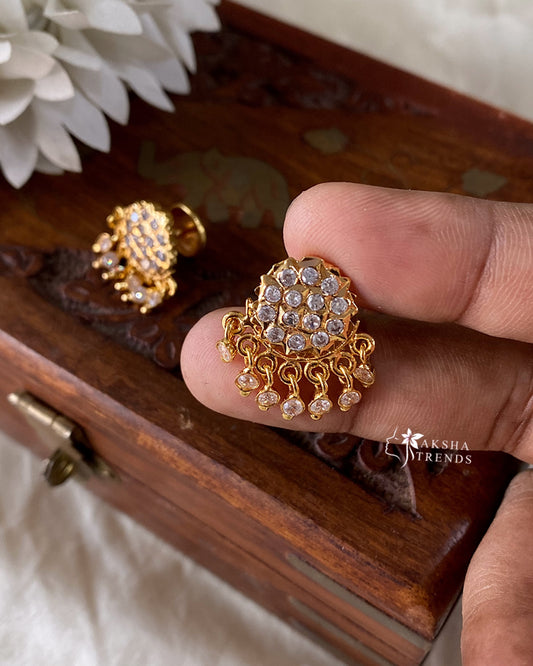 Impon Gold Earrings Aksha Trends
