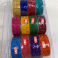 Silk thread Bangles -SIZE 2.10 (12pc /one colour) Aksha Trends