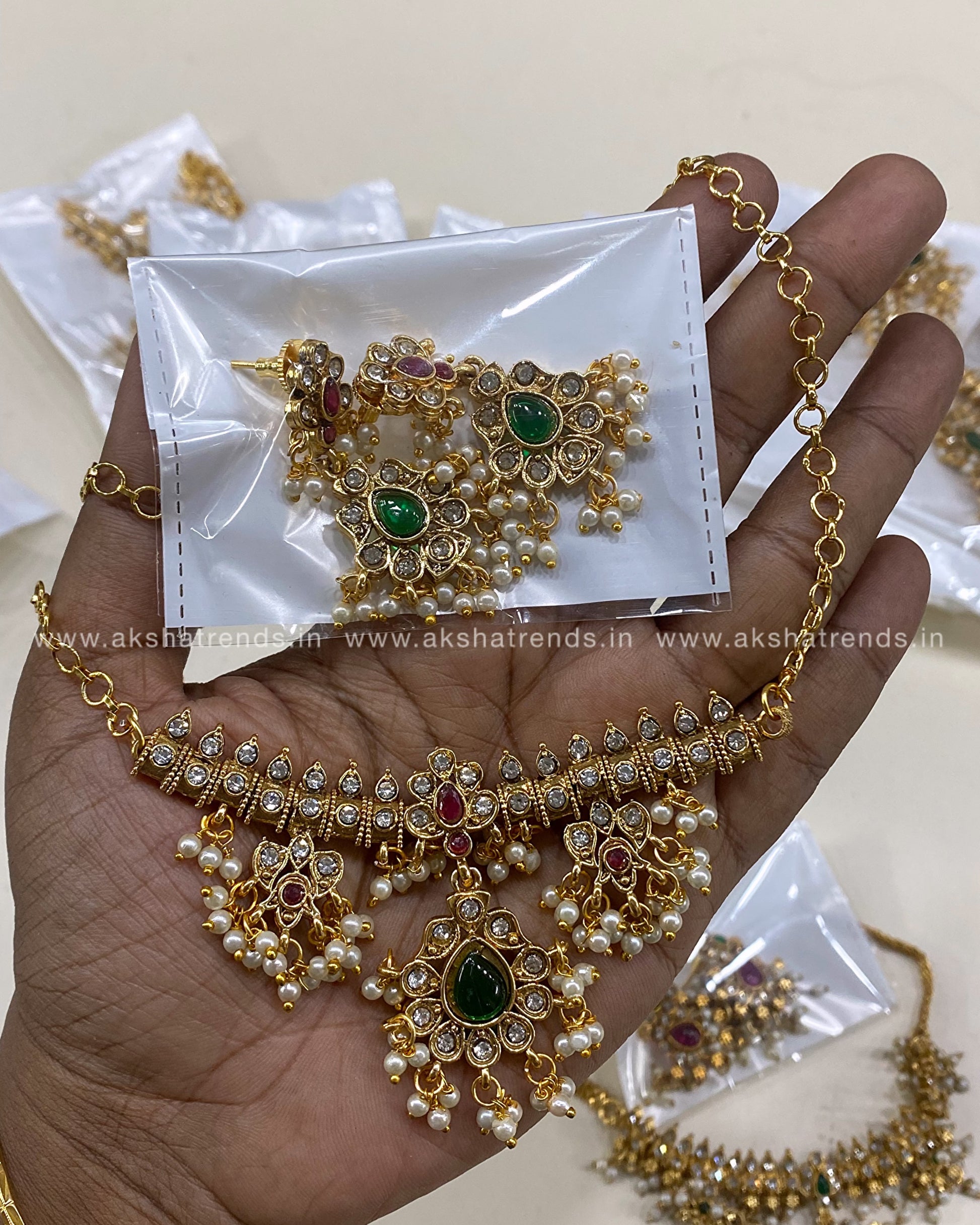 Guttapusalu choker Aksha Trends