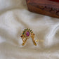 Ruby bridal vangi rings Aksha Trends