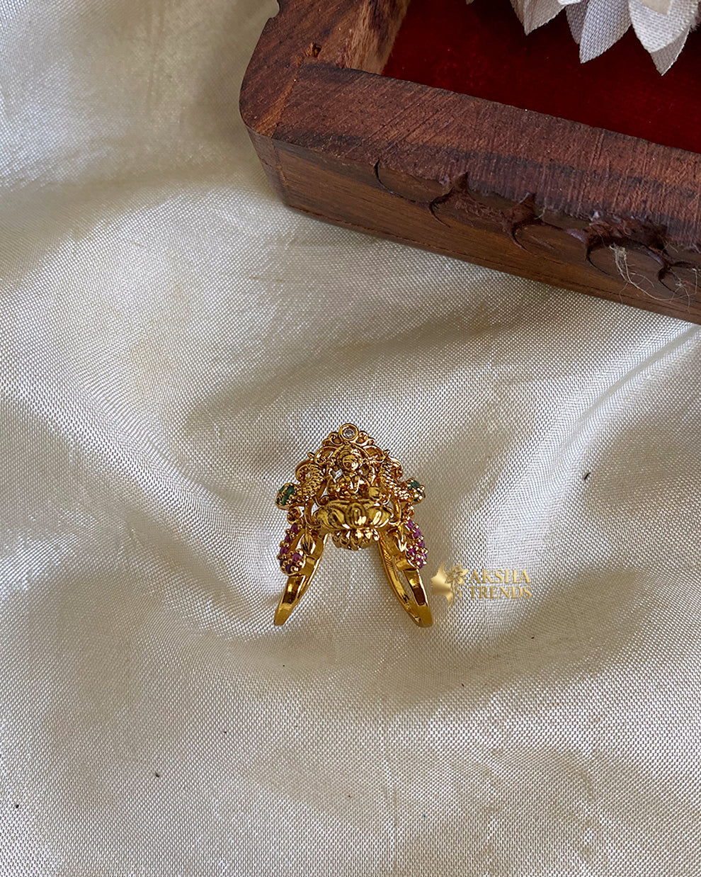 Lakshmi bridal vangi rings Aksha Trends 