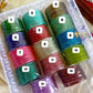 2.8 SIZE -Raindrop Glass Bangles (12pc /one colour) Aksha Trends