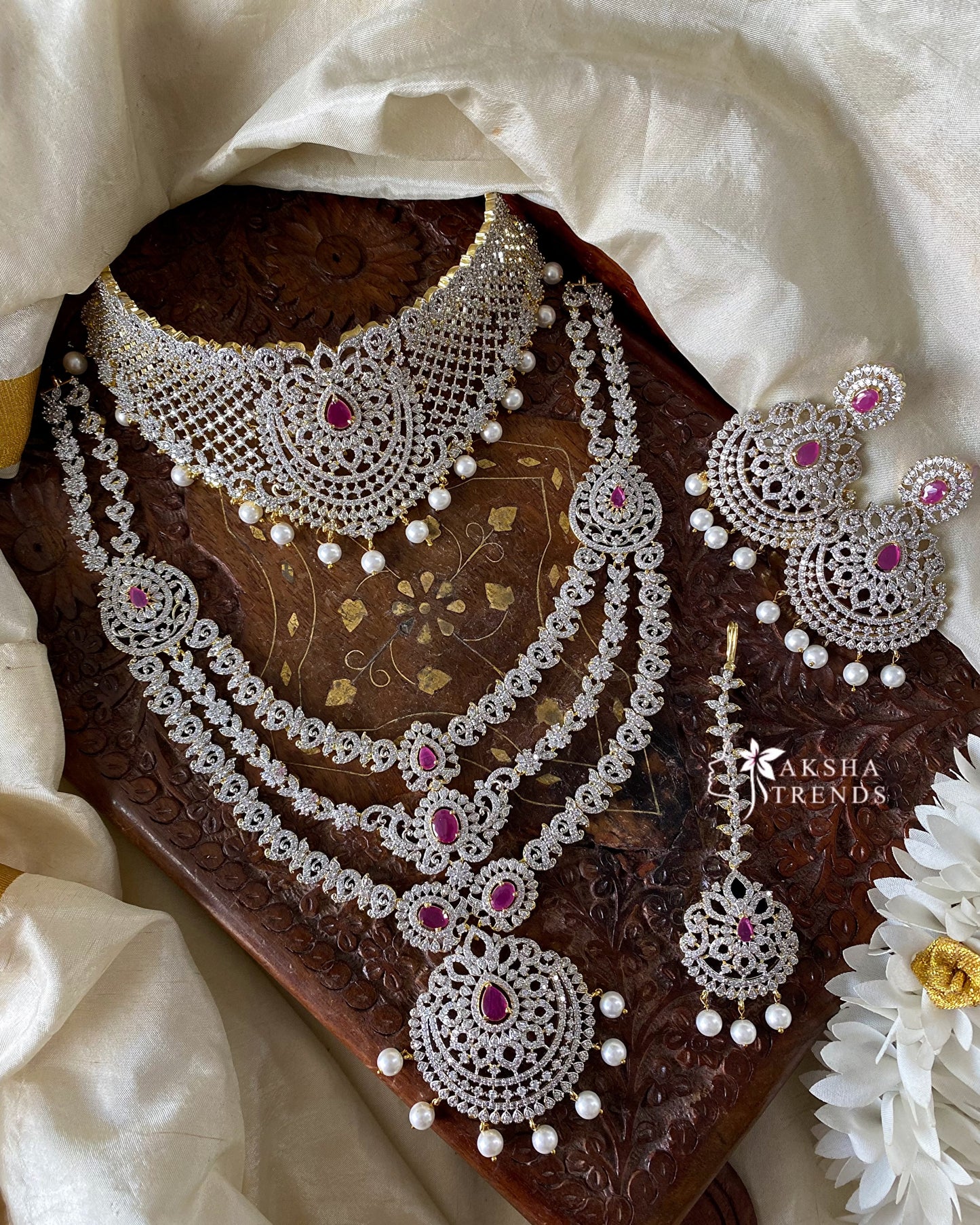 Premium diamond bridal -Ruby Aksha Trends