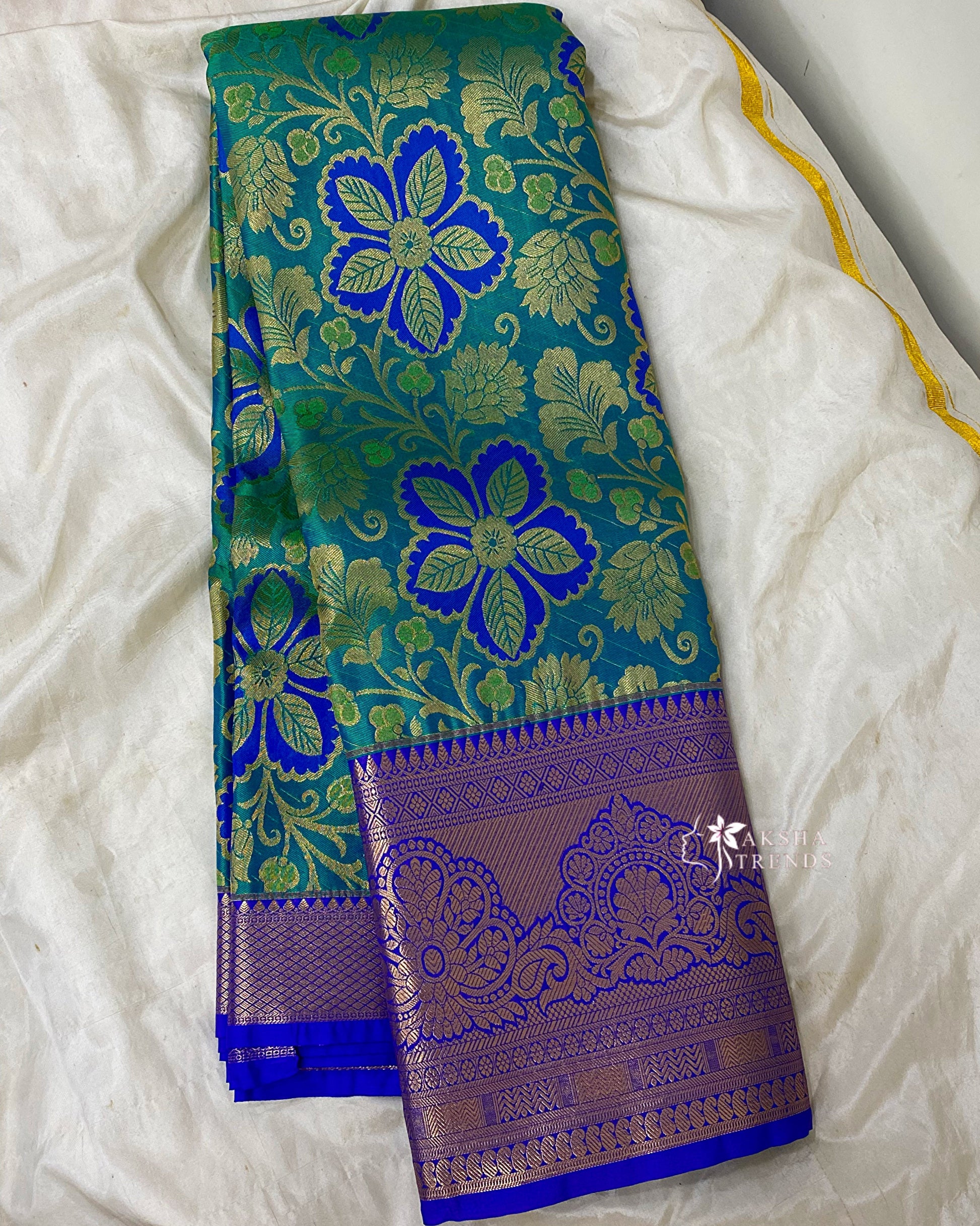 Mayil Pattu Bridal Saree Aksha Trends