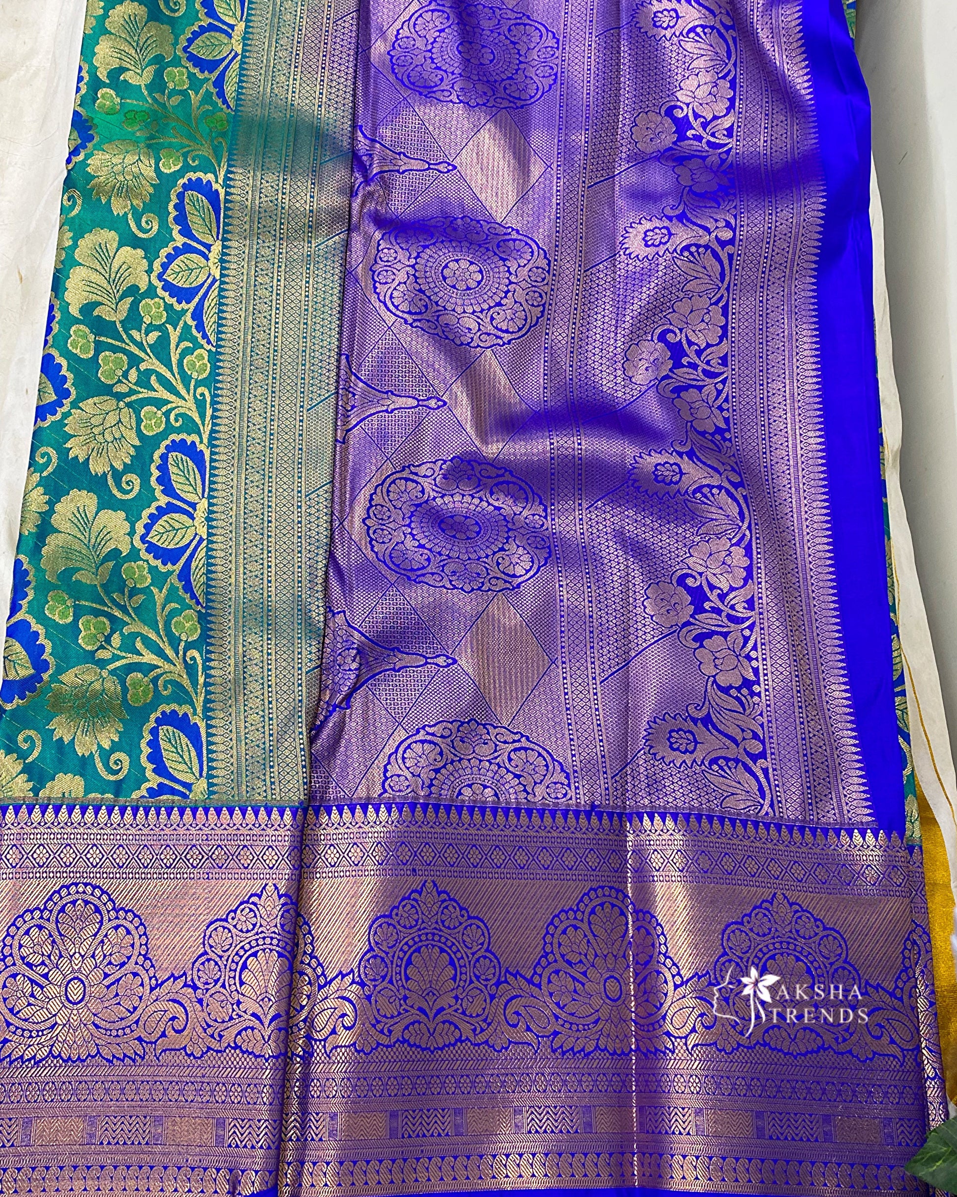 Mayil Pattu Bridal Saree Aksha Trends