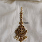 Nagas bridal Tikka -pearl Aksha Trends