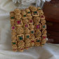 Antique floral bangles (6pc) Aksha Trends