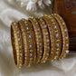 Antique pearl bangles (6pc) Aksha Trends