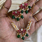 Invisible Necklace -Lotus kemp Aksha Trends