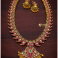 Premium jadau kemp necklace -Gold Aksha Trends