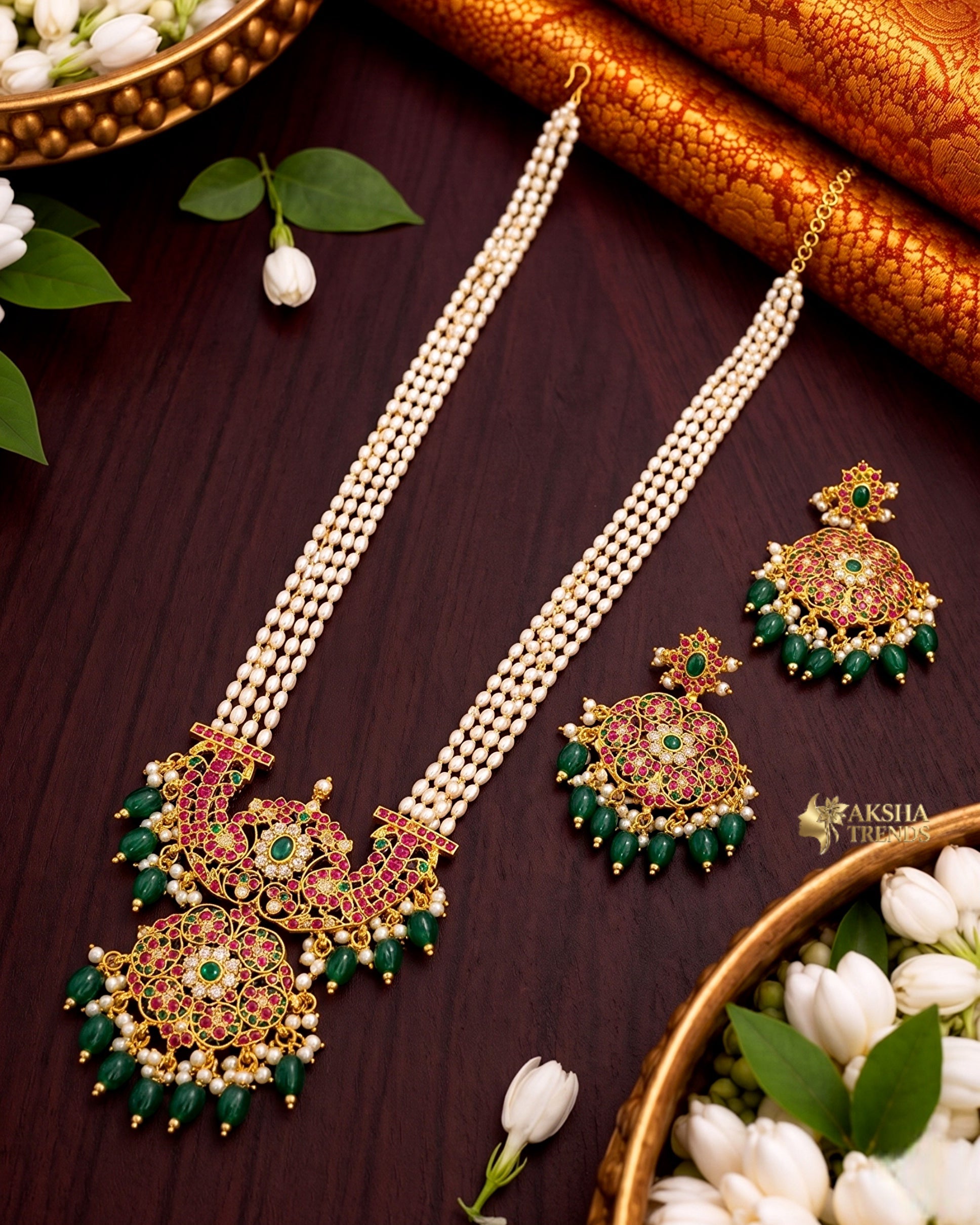 Premium Pearl kemp haram Aksha Trends