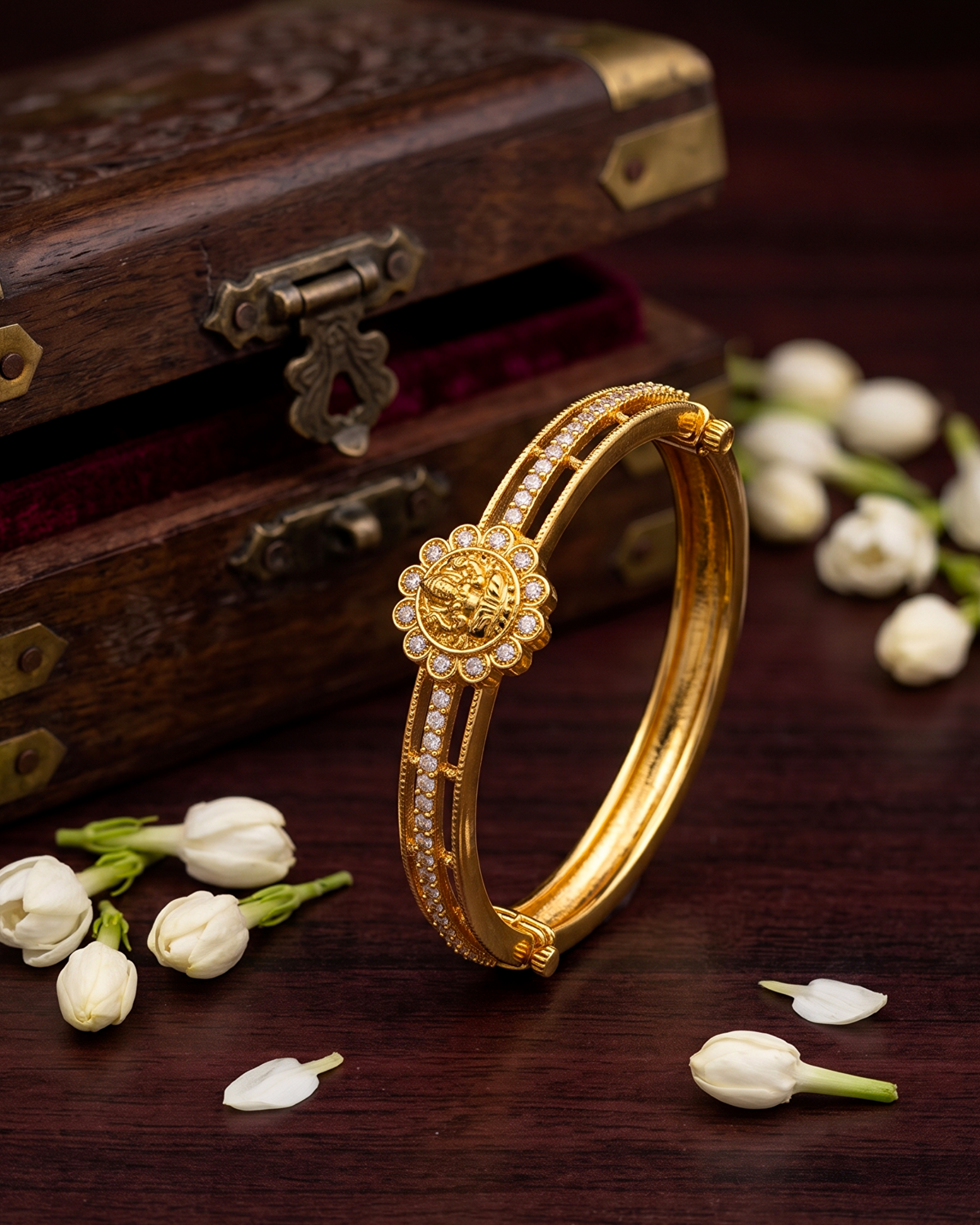 Premium lakshmi diamond kada (1pc) Aksha Trends