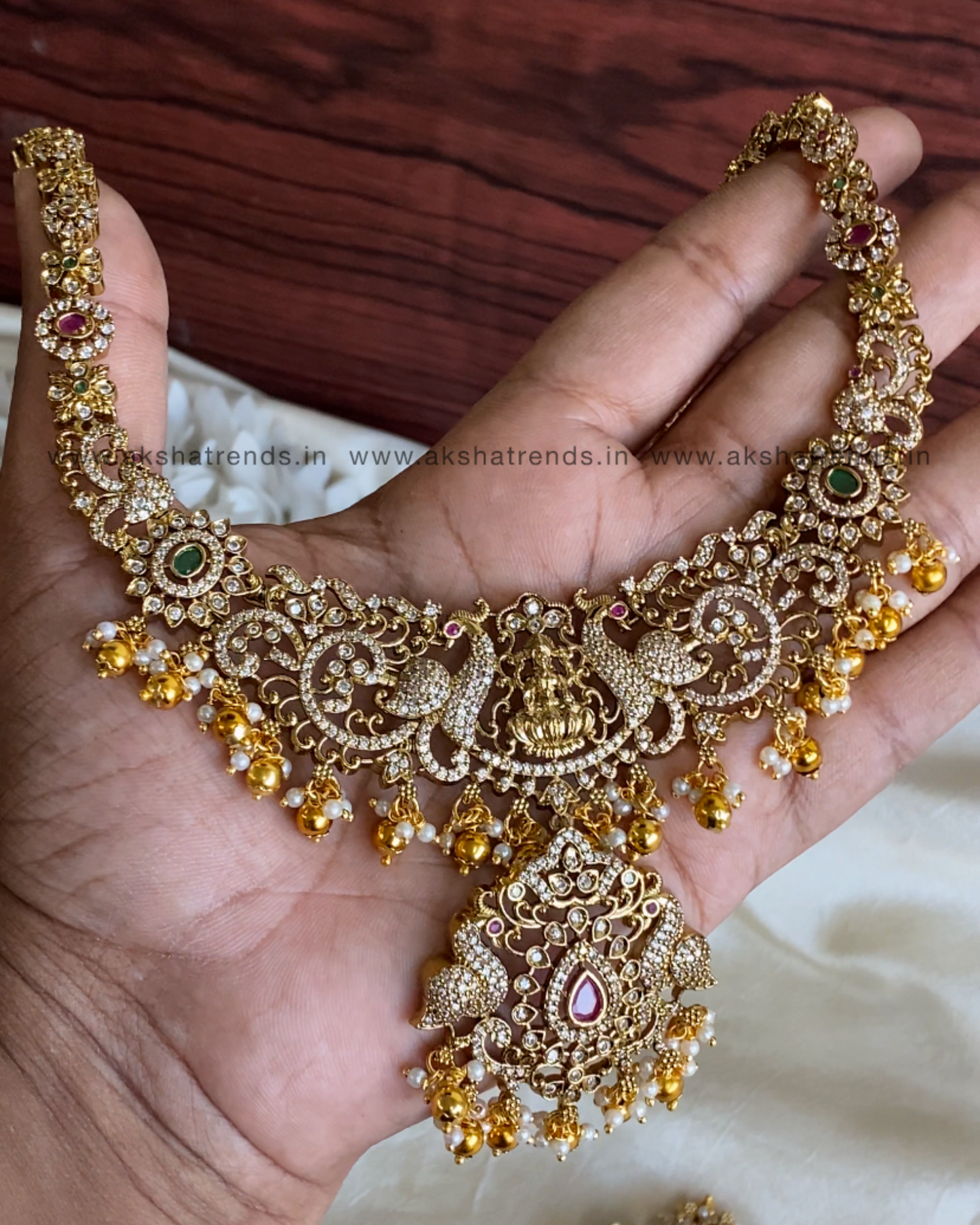 Premium Victoria bridal haram Aksha Trends