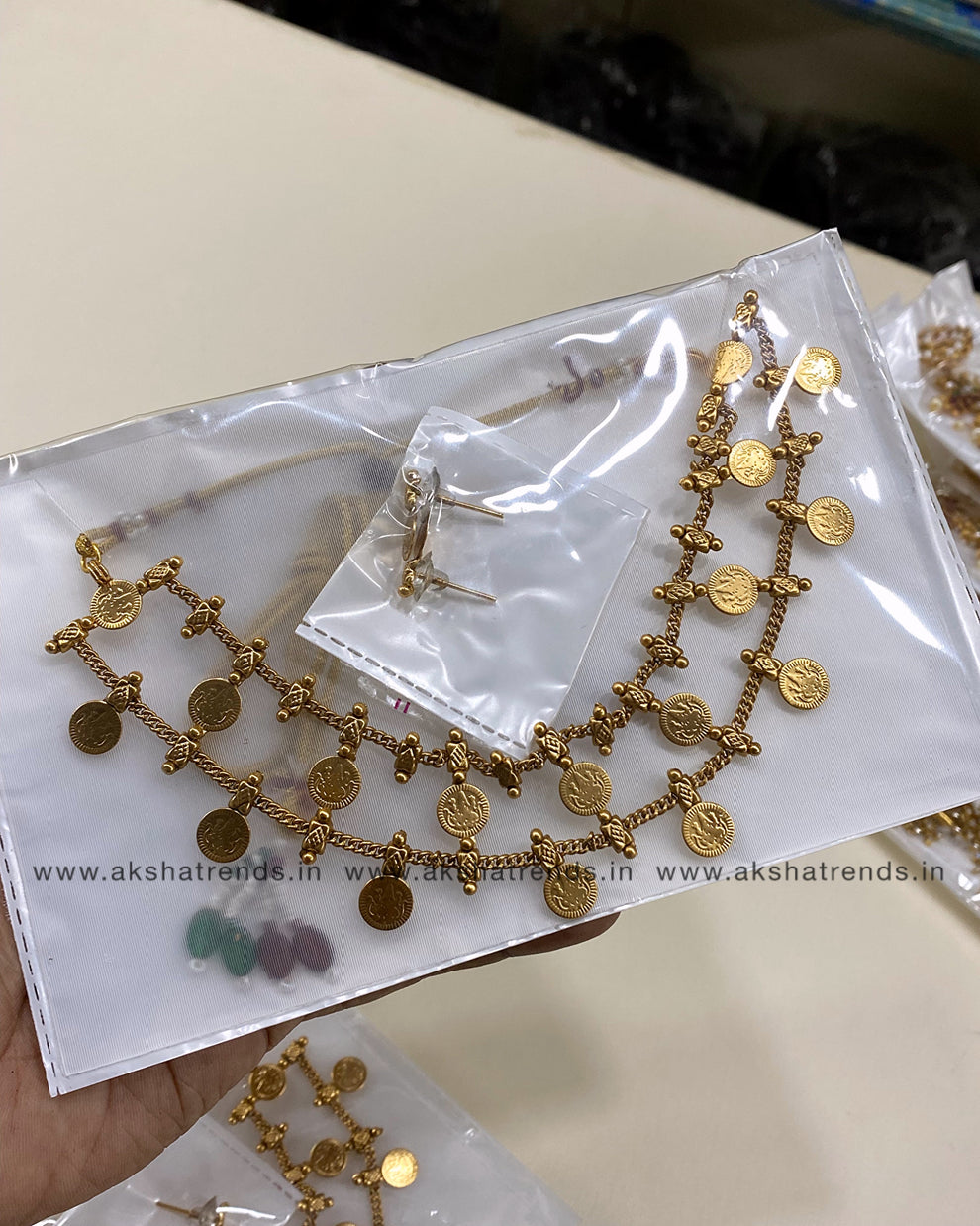 Kasumalai layer necklace Aksha Trends 