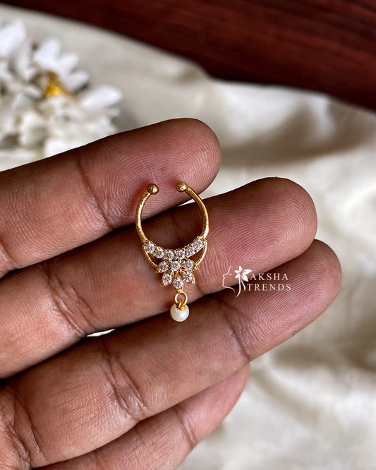 Premium diamond Nose pin Aksha Trends