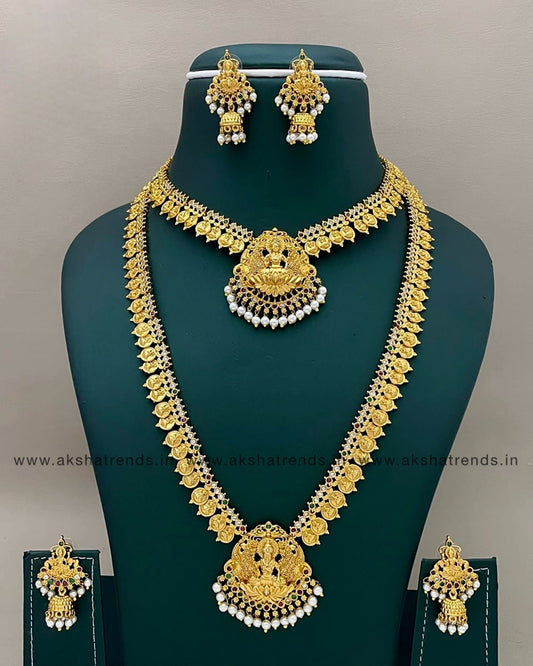 Premium lakshmi kasumalai bridal combo Aksha Trends