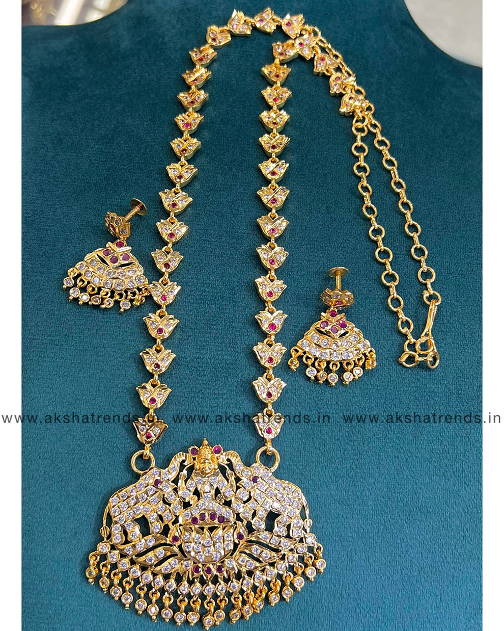 1gm impon gold bridal haram Aksha Trends 