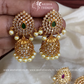 Premium AD jhumkas -Ruby Aksha Trends