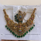 Meenakari lakshmi bridal necklace Aksha Trends