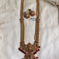 Antique lakshmi haram -Ruby Aksha Trends