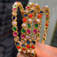 Navaratna stone bangles (2pc) Aksha Trends