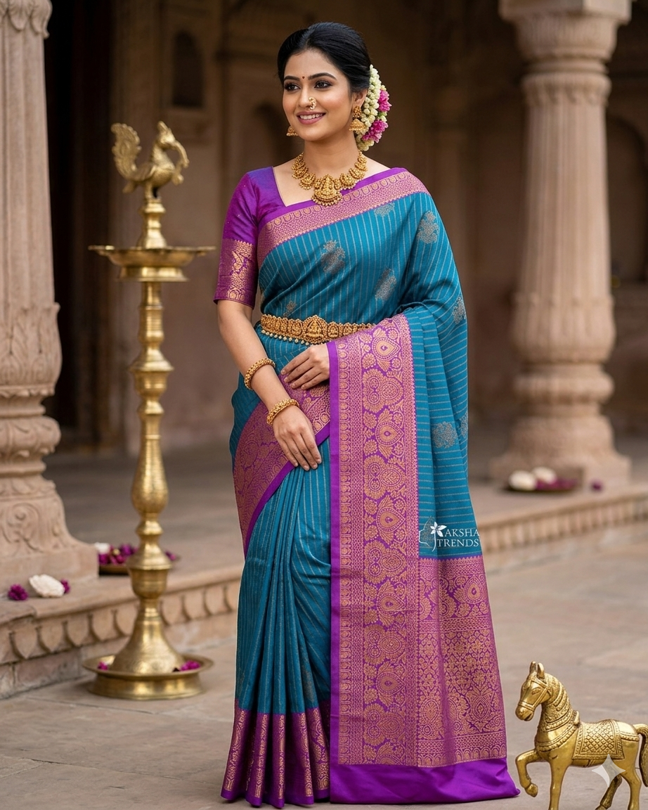 Vairaoosi Soft Silk Saree Aksha Trends