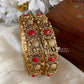 Antique Coral bangles (2pc) Aksha Trends