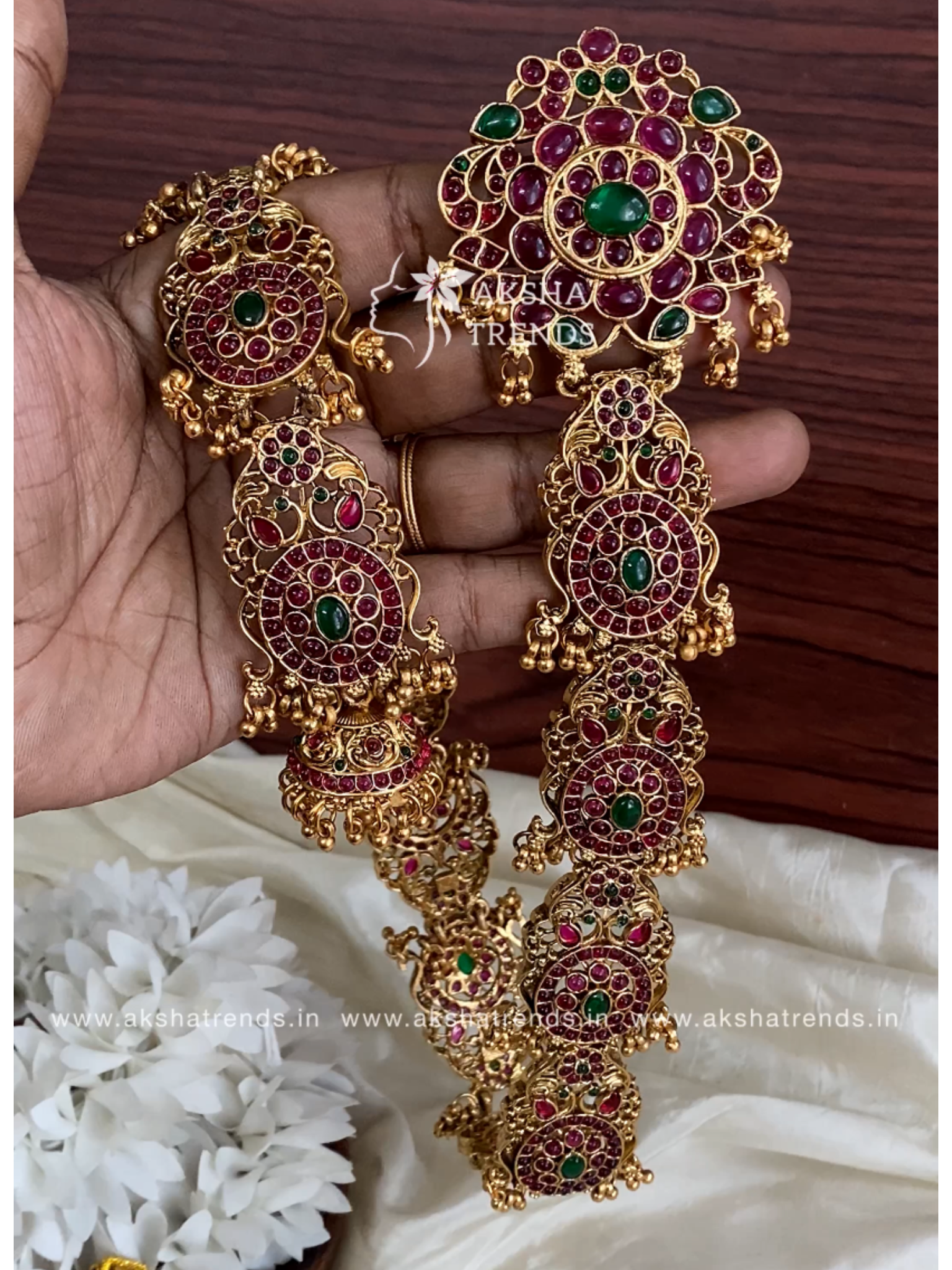 Kemp Bridal Jadai billa -long Aksha Trends